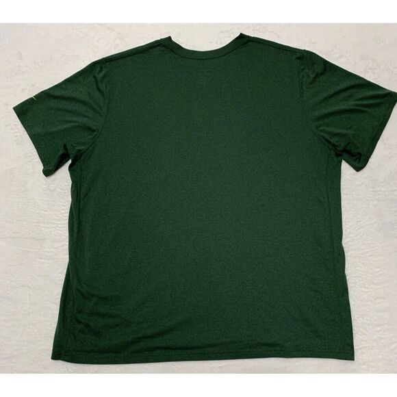 Nike Green Bay Packers Shirt Men’s XL Green Dri-Fit Print Short Sleeve - Picture 7 of 8